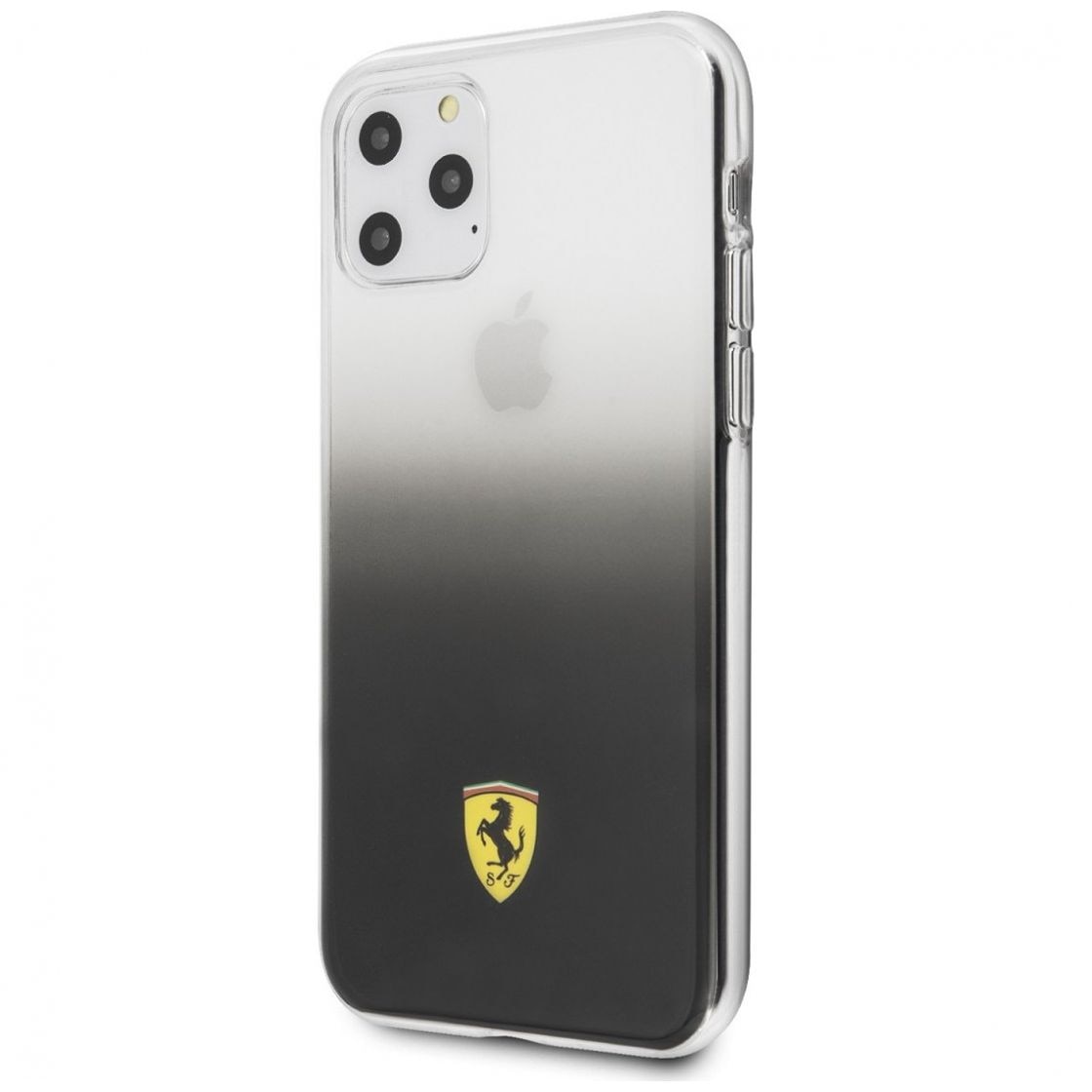Funda para Iphone 11 Pro Difuminado Negro- Transparente Ferrari
