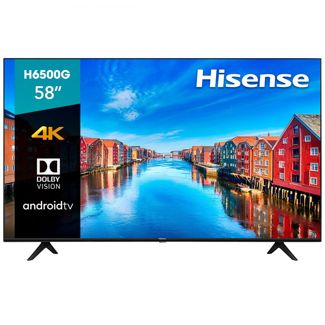 Pantalla Hisense 58" H65 4K Uhd Android Tv (58H6500G 2020)
