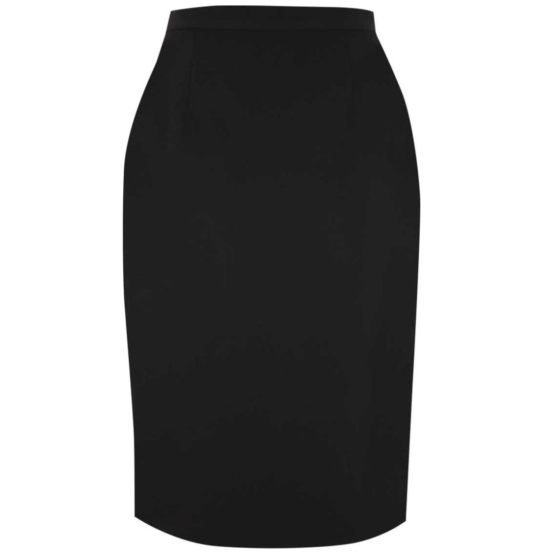 Falda para Mujer Corte Lápiz Diseño Liso Negro Basel