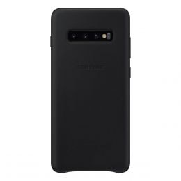 Funda Piel Para Galaxy S10 Plus Ef-Vg975Lbegmx Negro Samsung