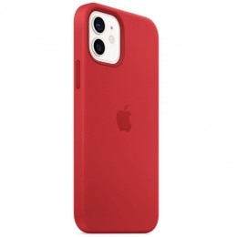 Funda De Silicón Rojo Con Magsafe Para Iphone 12/ 12 Pro Apple