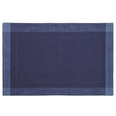 Mantel Individual Hemstitch Navy Blue Pier 1 Imports