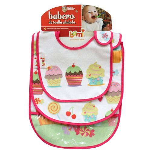 Baberos Bami Set 3 Pzas Bienvenido al Mundo