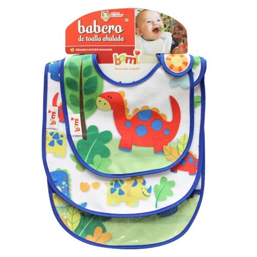 Baberos Bami Set 3 Pzas Bienvenido al Mundo