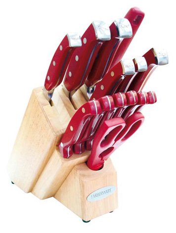 Juego de 15 Cuchillos Acero Inox