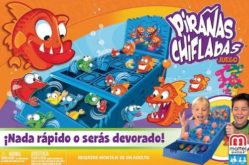 Pirañas Chifladas Mattel - Juego de Mesa