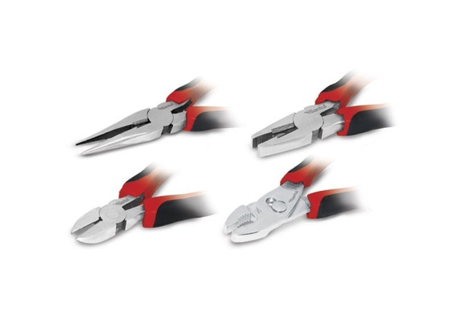 Juego de 4 Pinzas (Mangos con Grip)