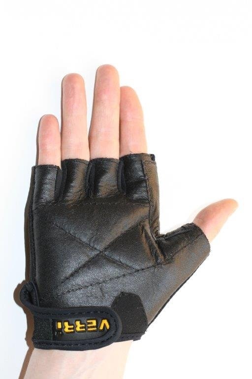 Guantes para Pesas Y Spinning en Piel de Res Verri