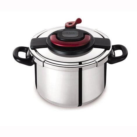 Olla de Presión Clipso One 8 Lt Acero Inox Tefal