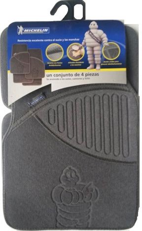 Tapete Alfombra Michelin Gris 4P