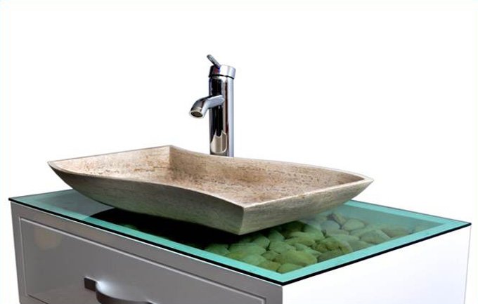 Baño Integral Rio Blanco Ovalin Mármol
