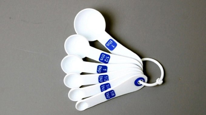 Cucharas para Medir 6Pzs - Colores