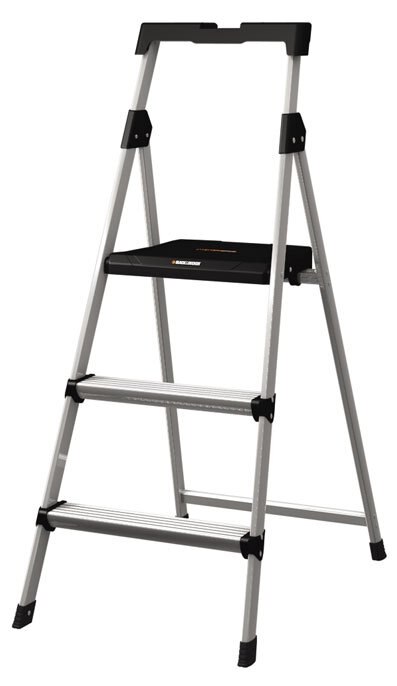 Escalera de Aluminio Más Plataforma con Charola (2 Escalones) Bxl2260-03S