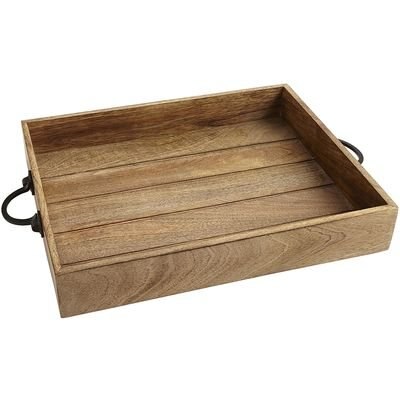 Charola Chestnut Wood Slat Pier 1 Imports