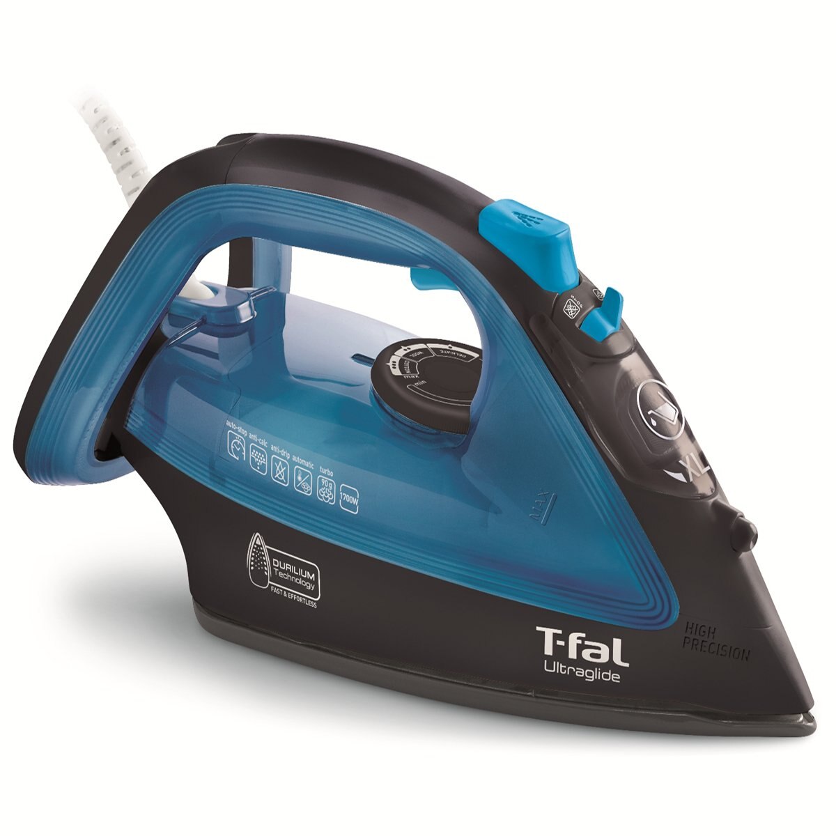 Plancha Ultraglide T-Fal Azul