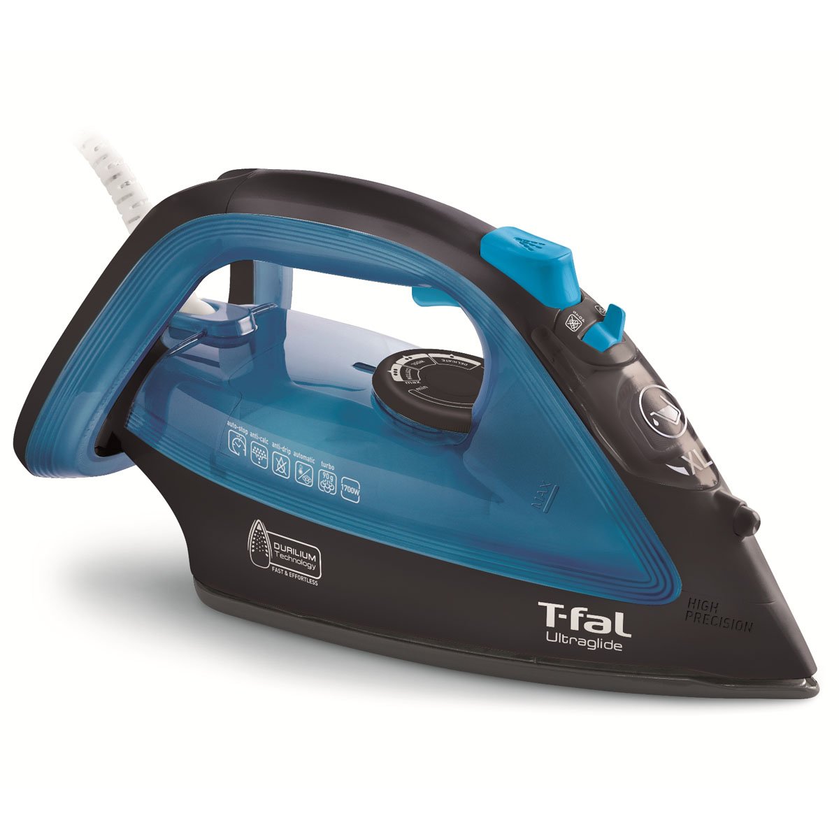 Plancha Ultraglide T-Fal Azul
