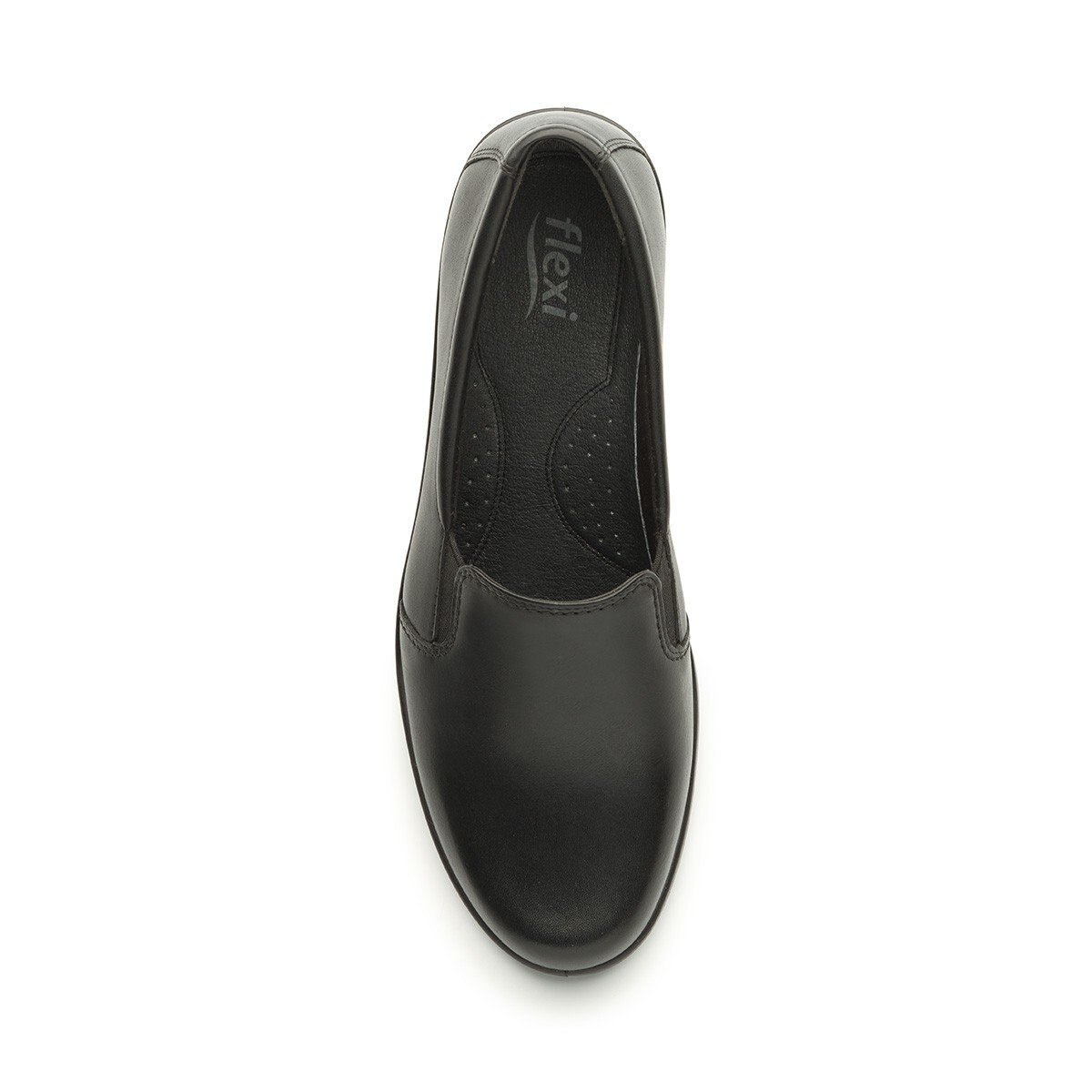 Mocasín Negro Liso Flexi