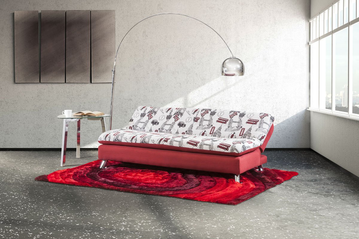 Sofa Cama Big Ben Persia Artaban Rojo