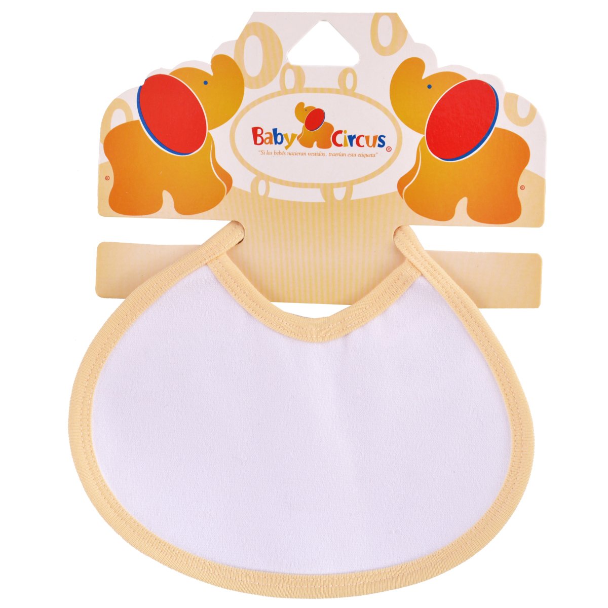 Babero Liso Baby Circus