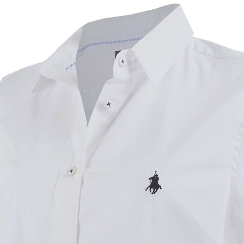 Camisa para Dama Puños en Contraste Polo Club