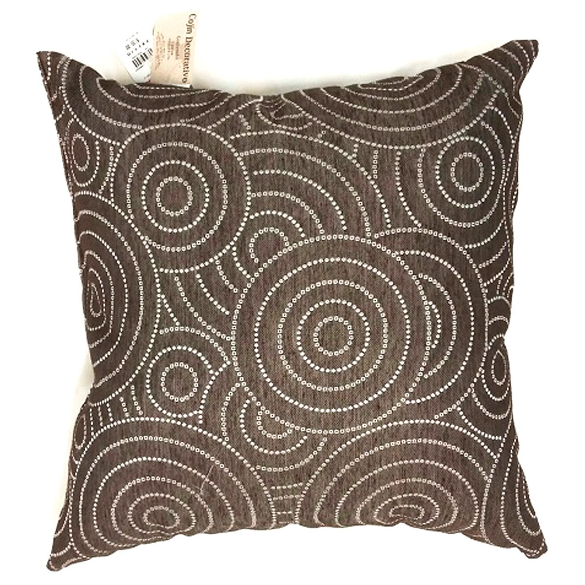 Home Nature Cojin Decorativo Circulos Chocolate