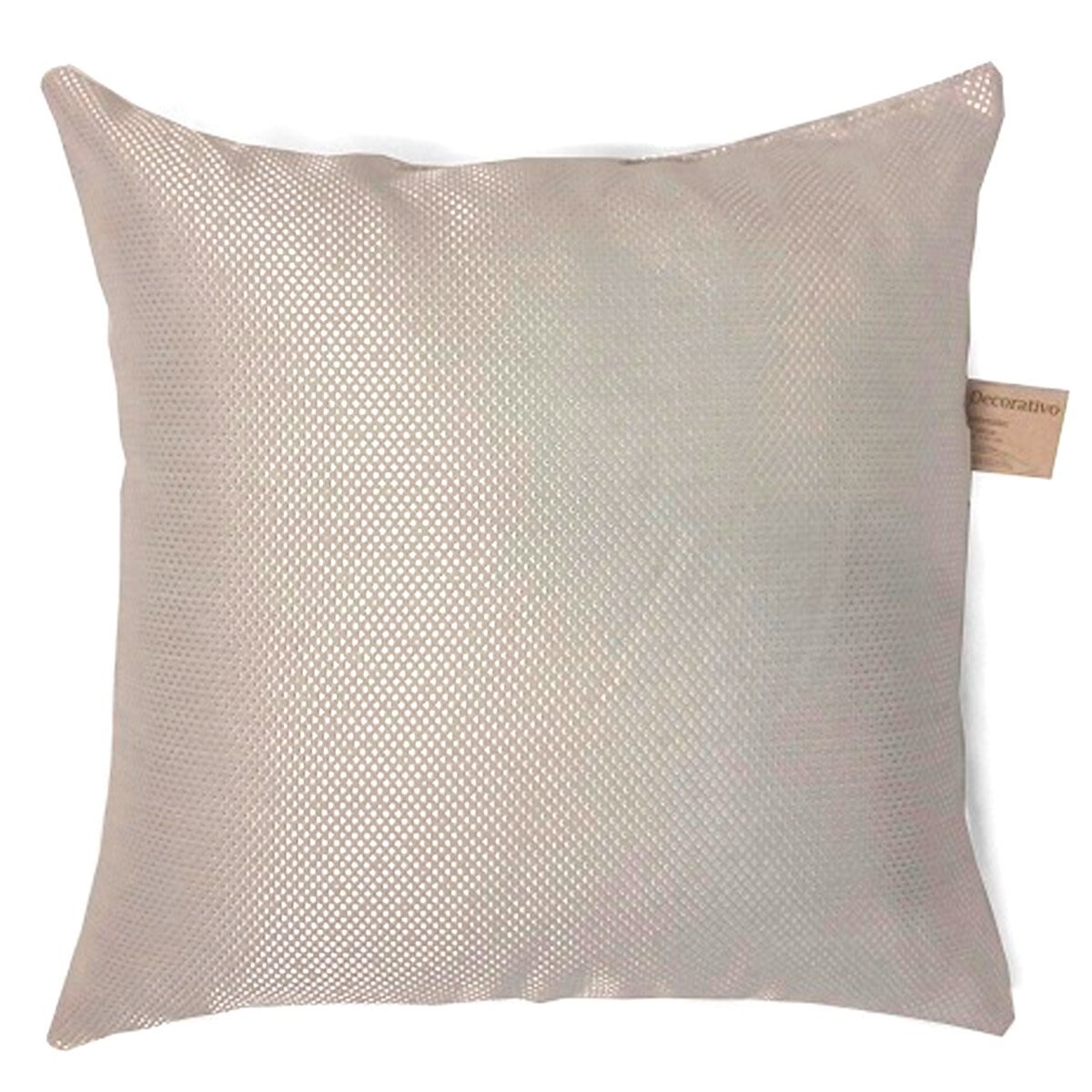 Home Nature Cojin Decorativo Satinado Plata