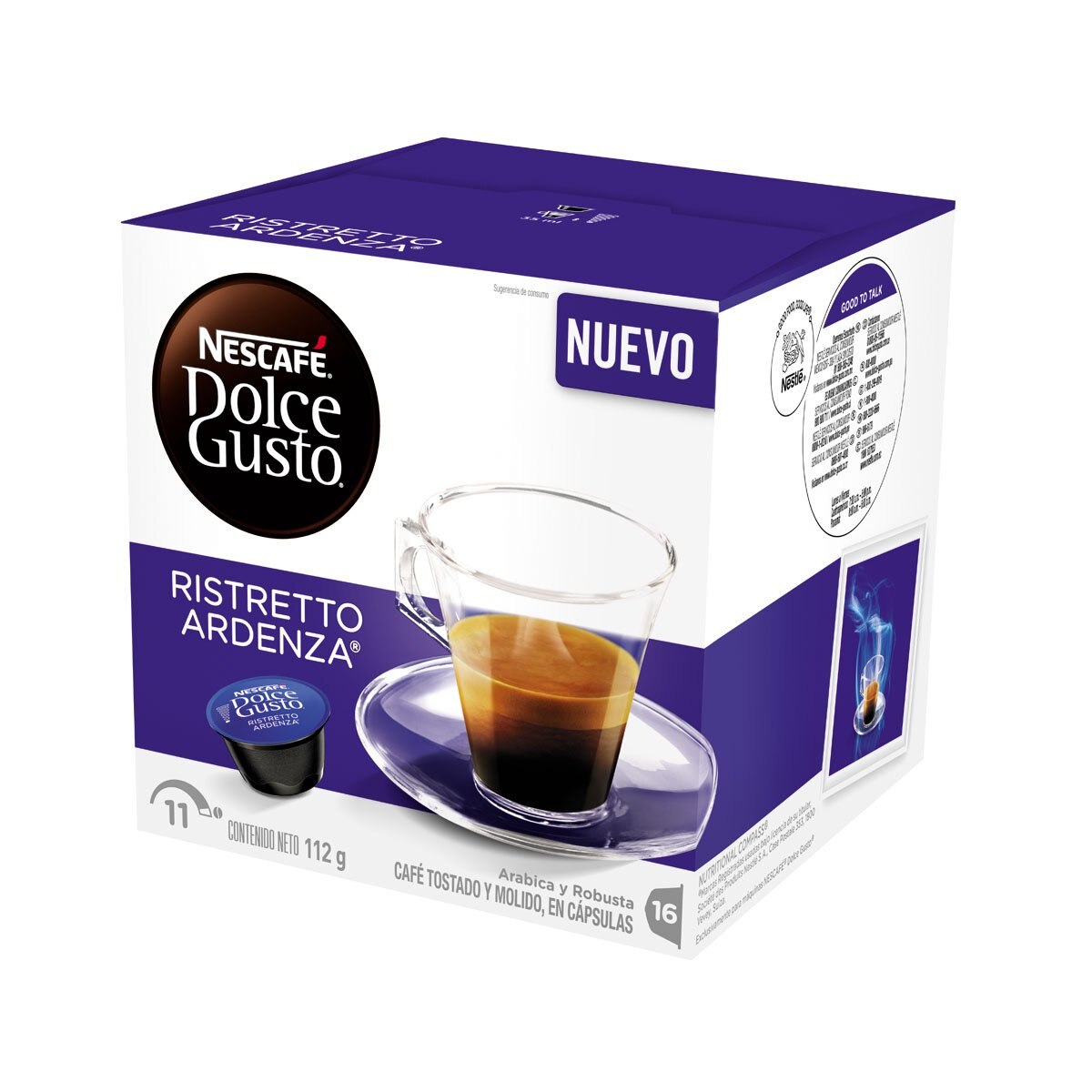 Cápsulas de Café Espresso Ristreto Ardenza 16C