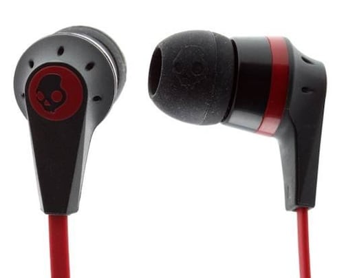 Audífonos In Ear Ink Negro con Rojo Skullcandy