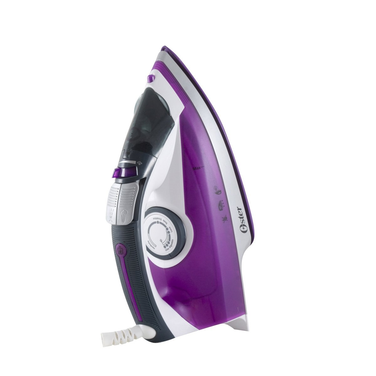 Plancha de Vapor Suela Turmalina Oster Morada