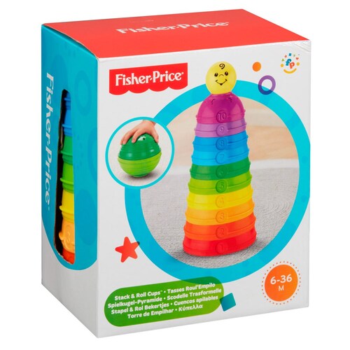 Fisher Price Joy Of Learning Tazas de Actividades Mattel