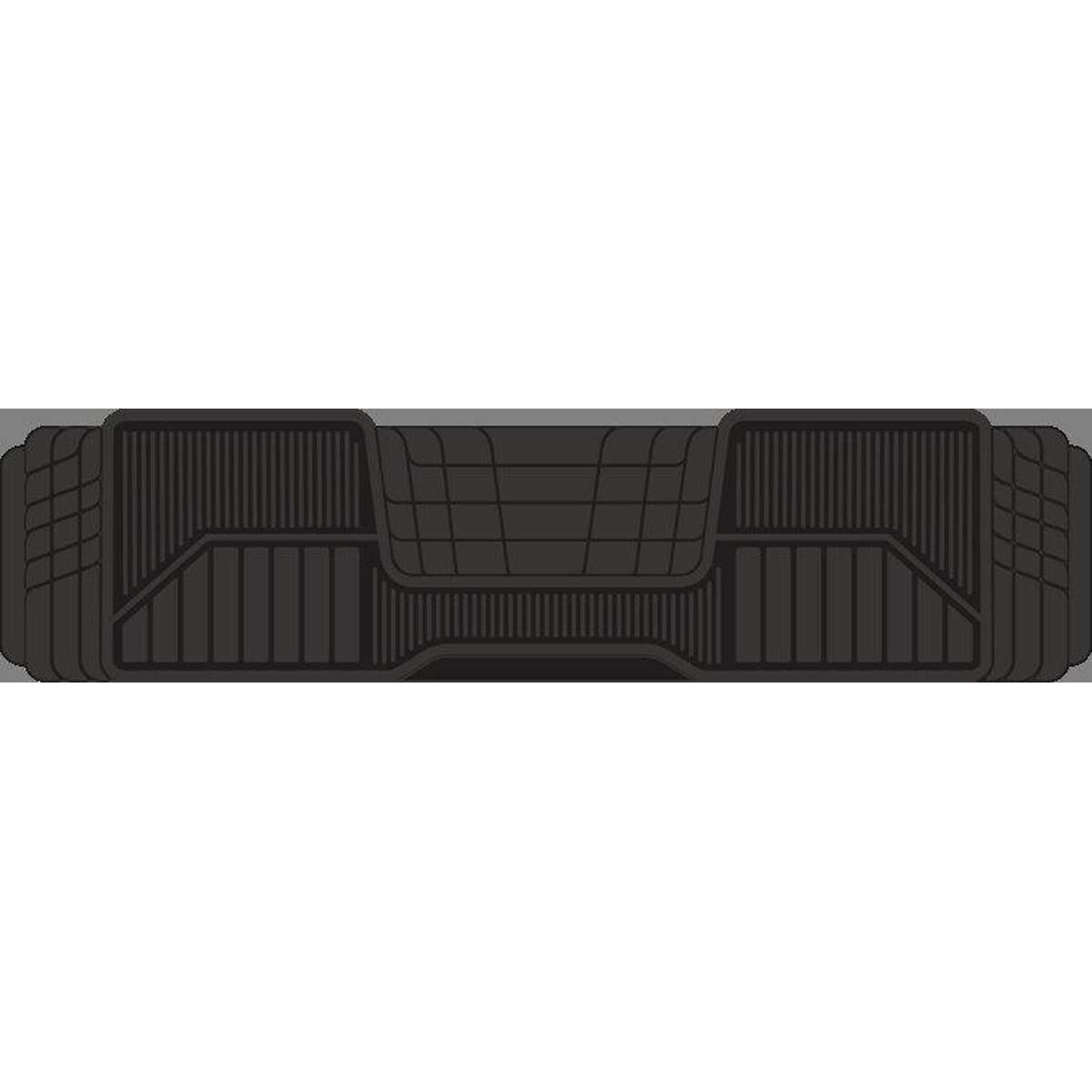 Juego de Tapetes Negro Orion 3 Pzas - Universal