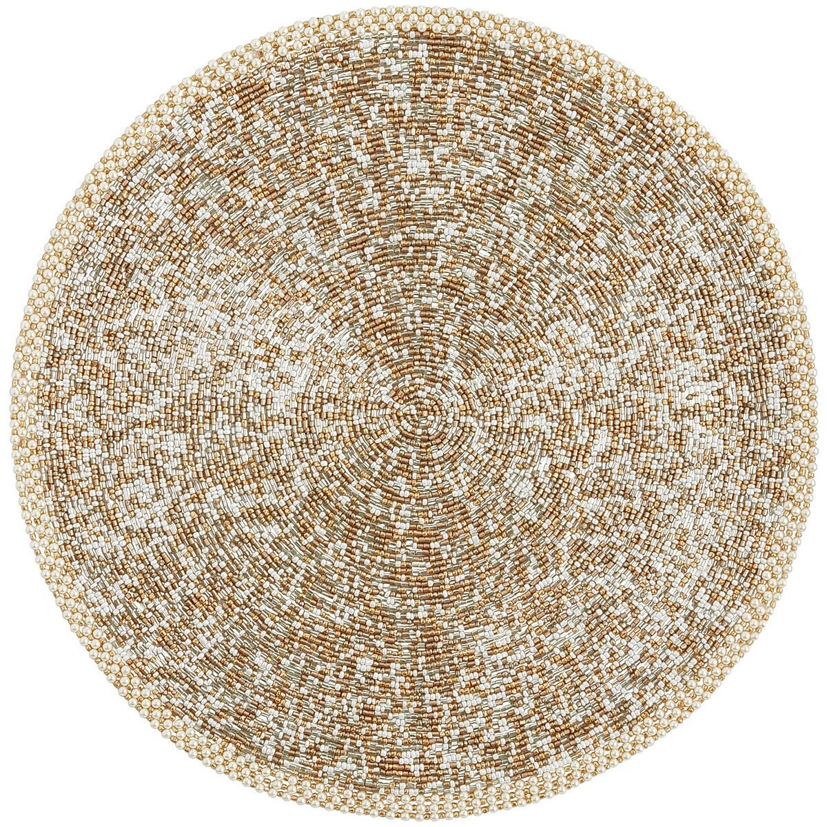 Mantel Individual Gold & Pearls Bead Pier 1 Imports