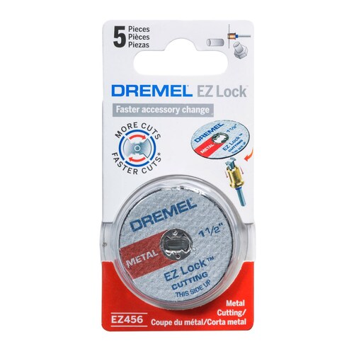 Disco Corte Metal Ez-Lock  1-1/2"  Incluye (5) Dremel