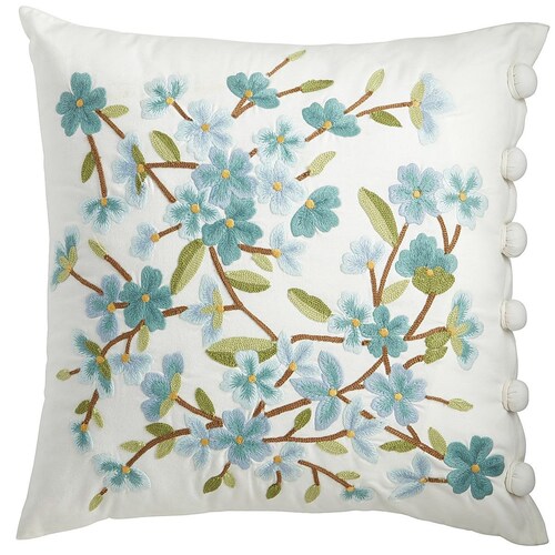 Cojín Floral Blue Green Pier 1 Imports