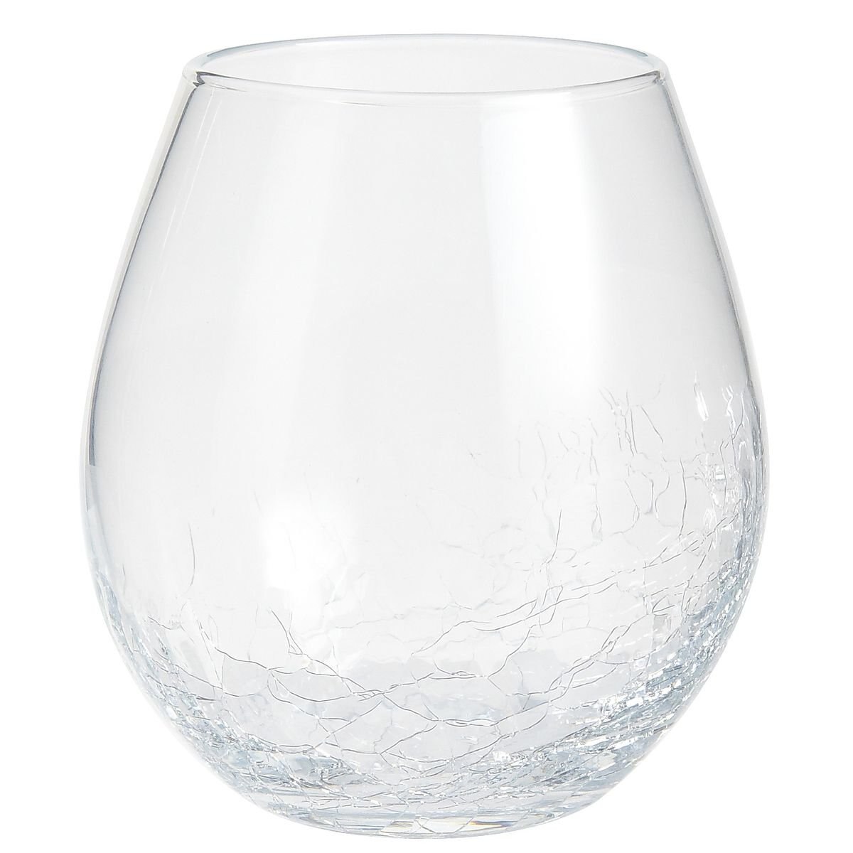 Vaso para Vino Crackle Clear Pier 1 Imports