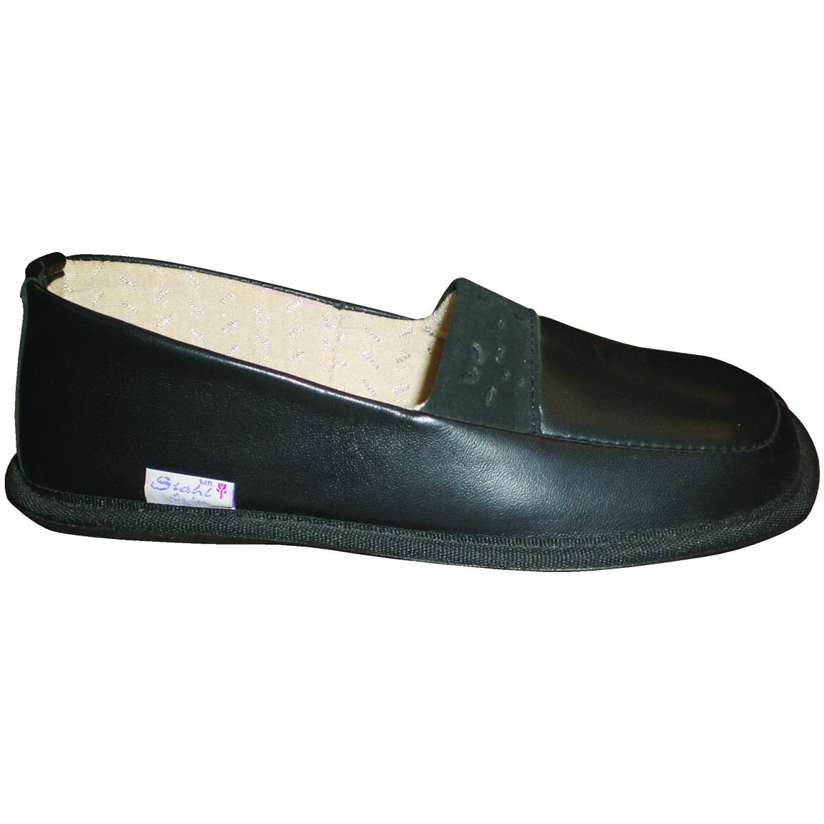 Pantunfla Mocasin con Aplicación en Solapa Stahl