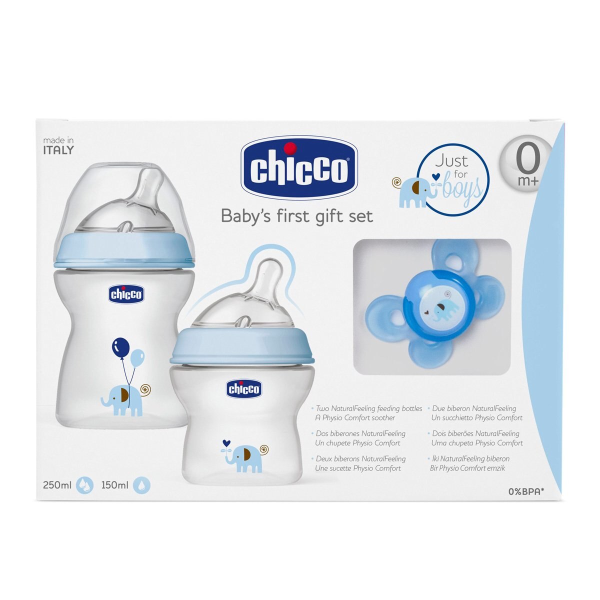 Set de Biberones Natural Feeling Niño Chicco