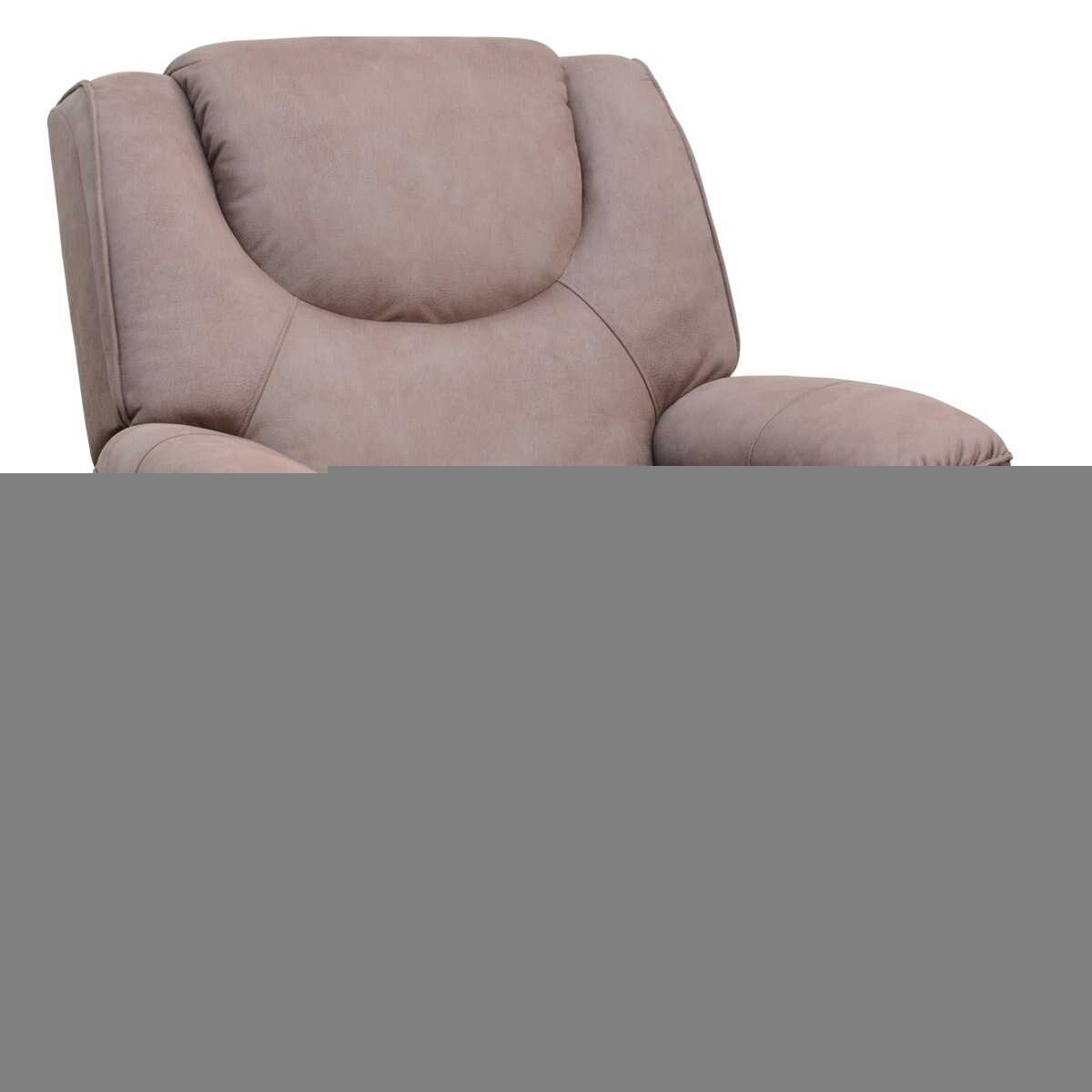 Reclinable Mecedora Houston Nubuck Café