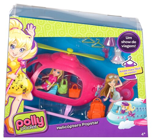 Polly Pocket Helicoptero Gira de Conciertos Mattel