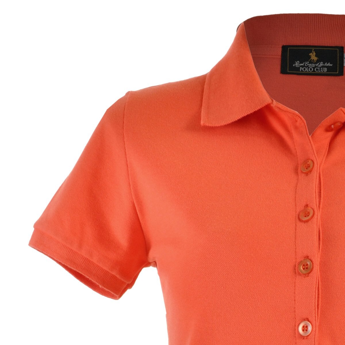 playera polo naranja