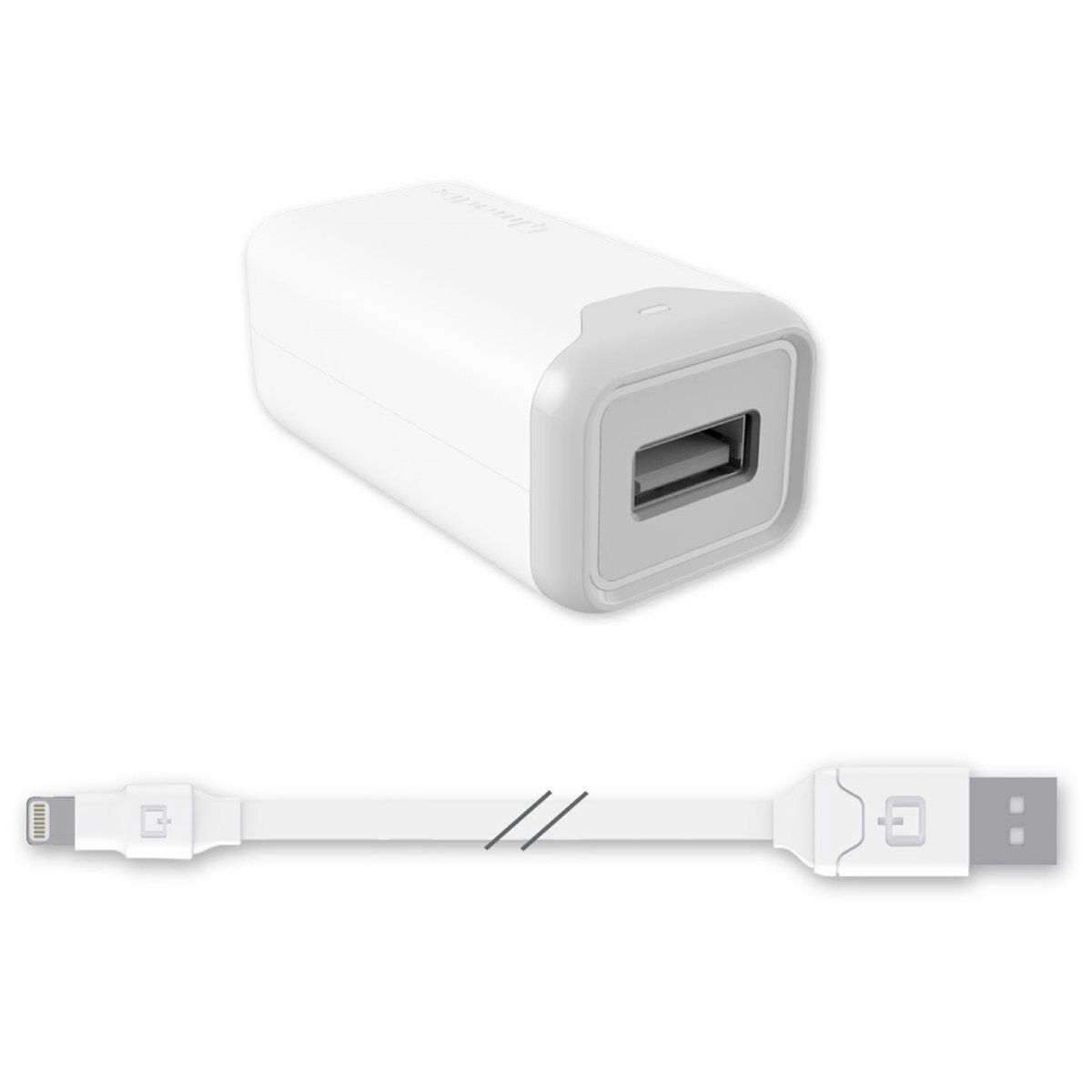 Cargador para Pared Qmadix Lightning 2.4 Ma Ac-Qma-105195 W