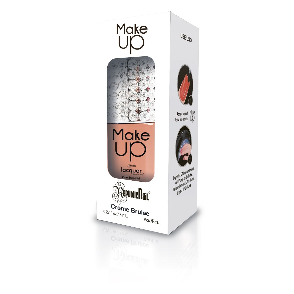 Gel Esmaltado Creme Bruleé Make Up 8Ml Republic Nali