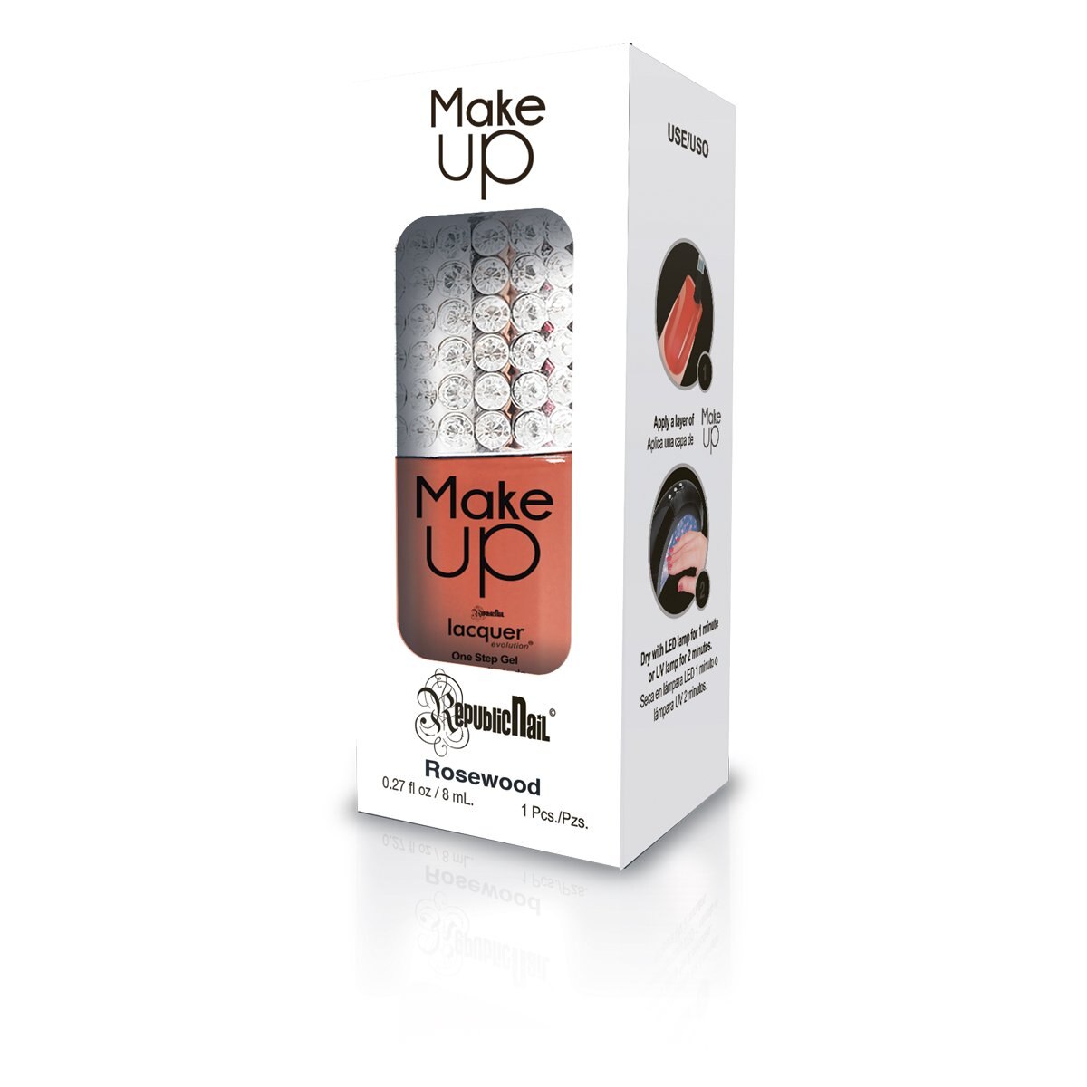 Gel Esmaltado Rosewood Make Up 8Ml Republic Nail