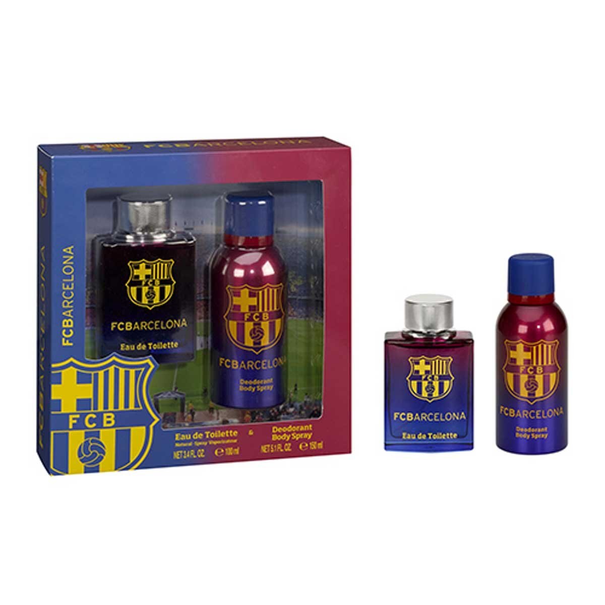 Fc Barcelona Set Edt 100 Ml + Deo Body Spray 150 Ml