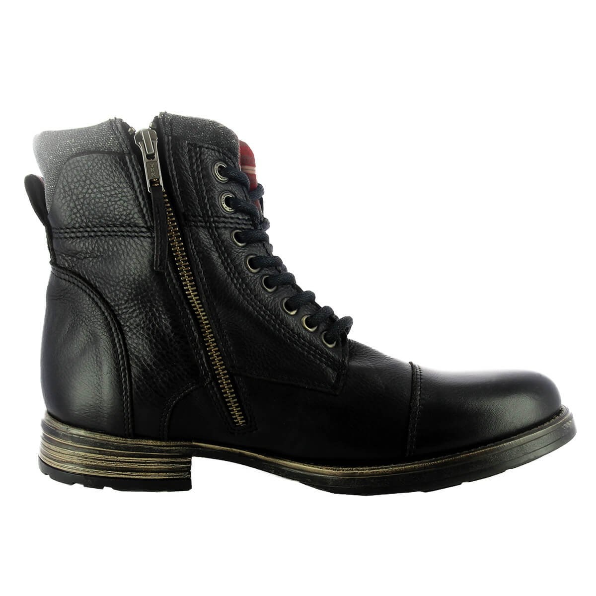 jeans con botas hombre