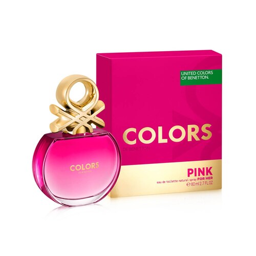 Fragancia Dama Benetton Colors Pink Edt 80Ml
