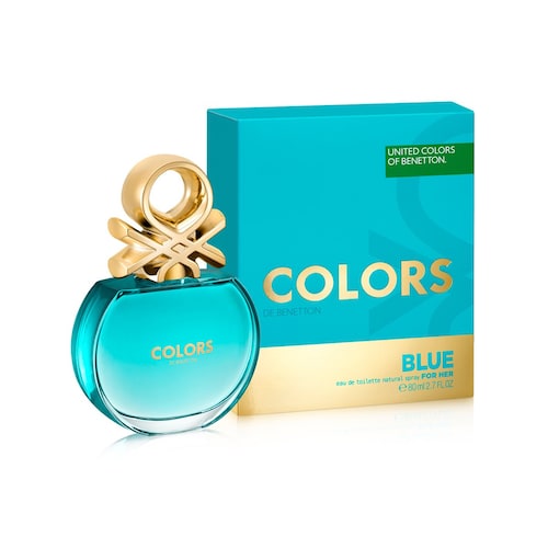 Fragancia Dama Benetton Colors Blue Edt 80Ml