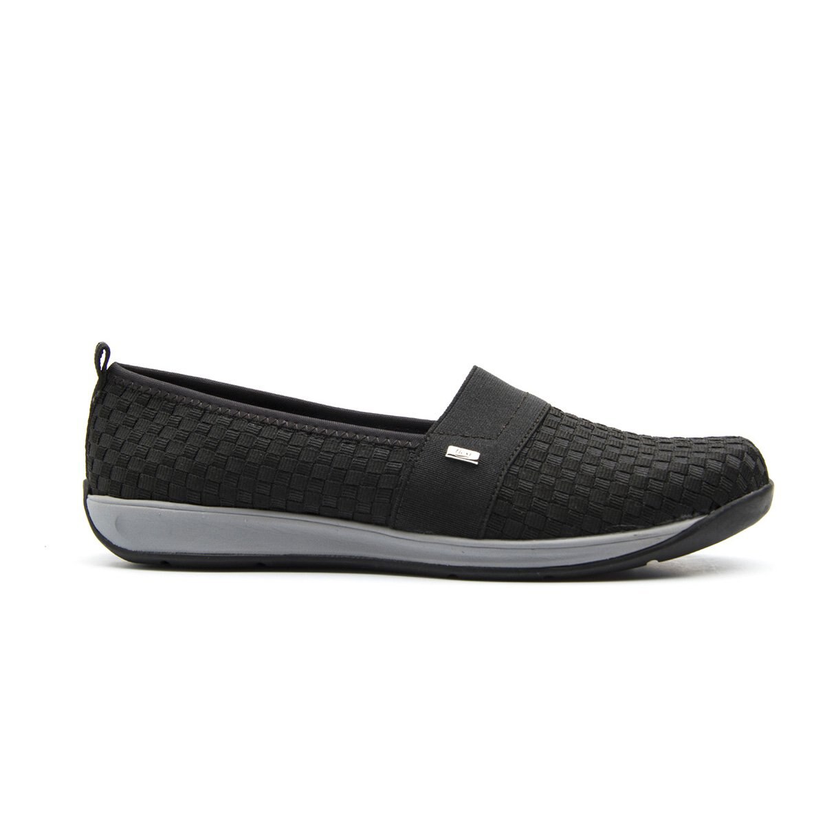 Mocasín Negro Suela Ligera Flexi