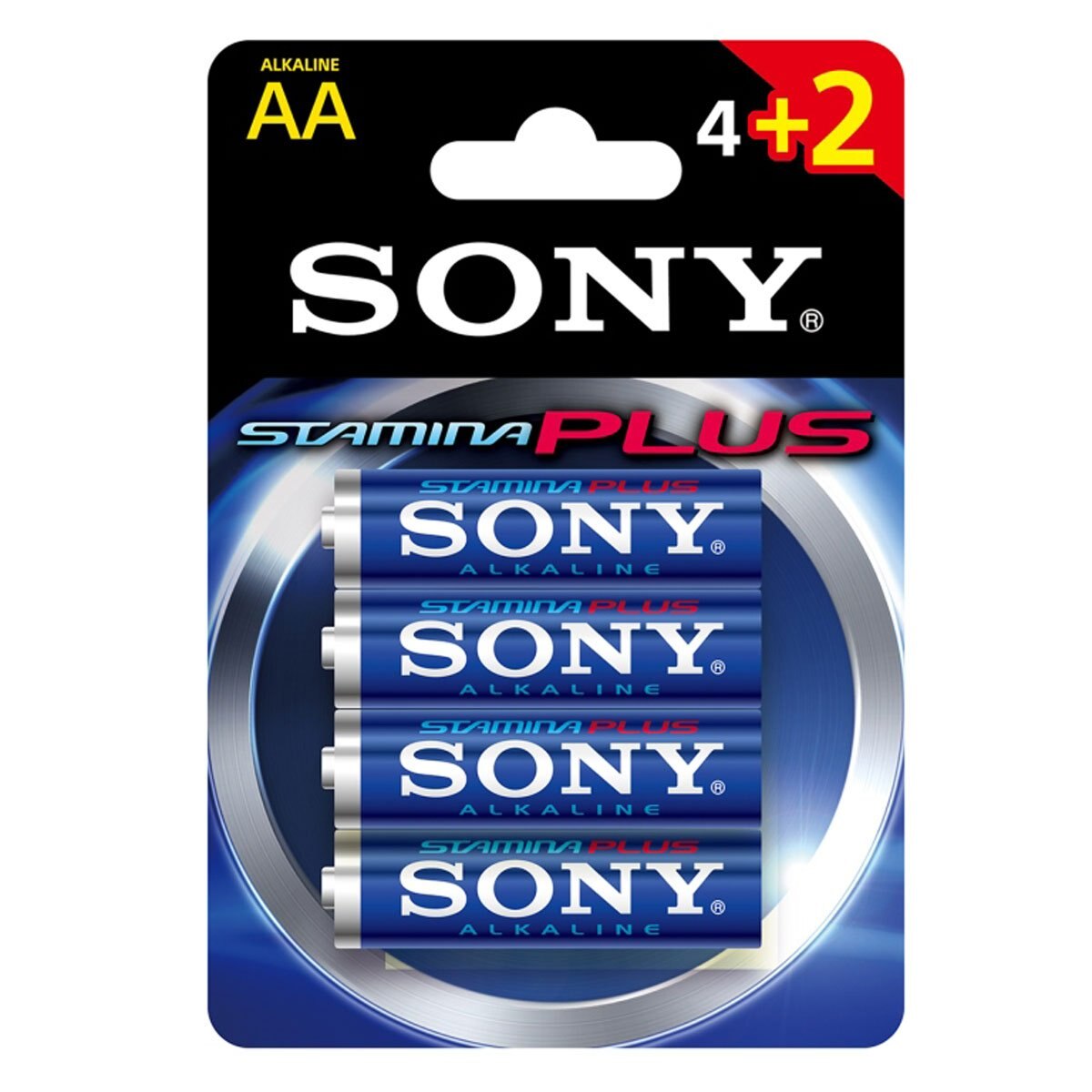 Pila Stamina Plus Aa/4+2 Sony