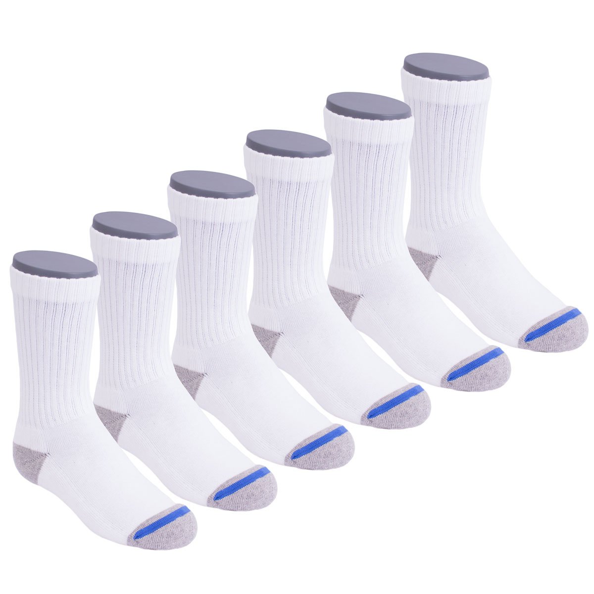Calceta Deportiva 6Pack Punto Blanco para Niño